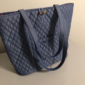 NWT Vera Bradley Vera Bag in Moonlight Navy